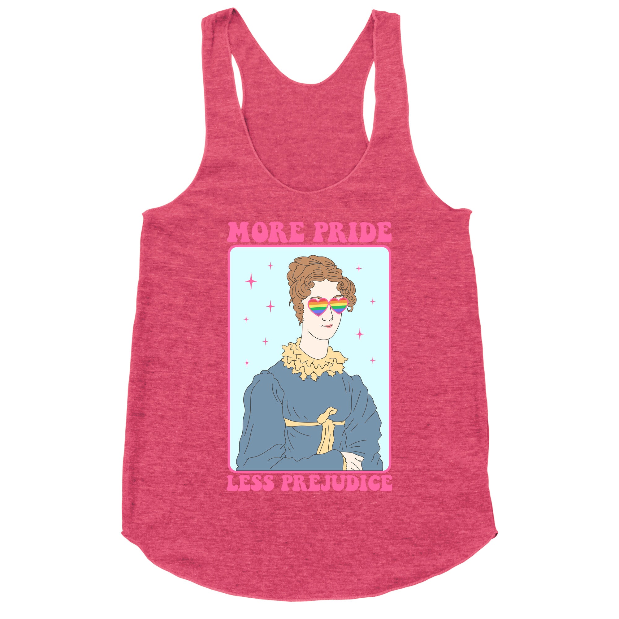 More Pride Less Prejudice Racerback Tank